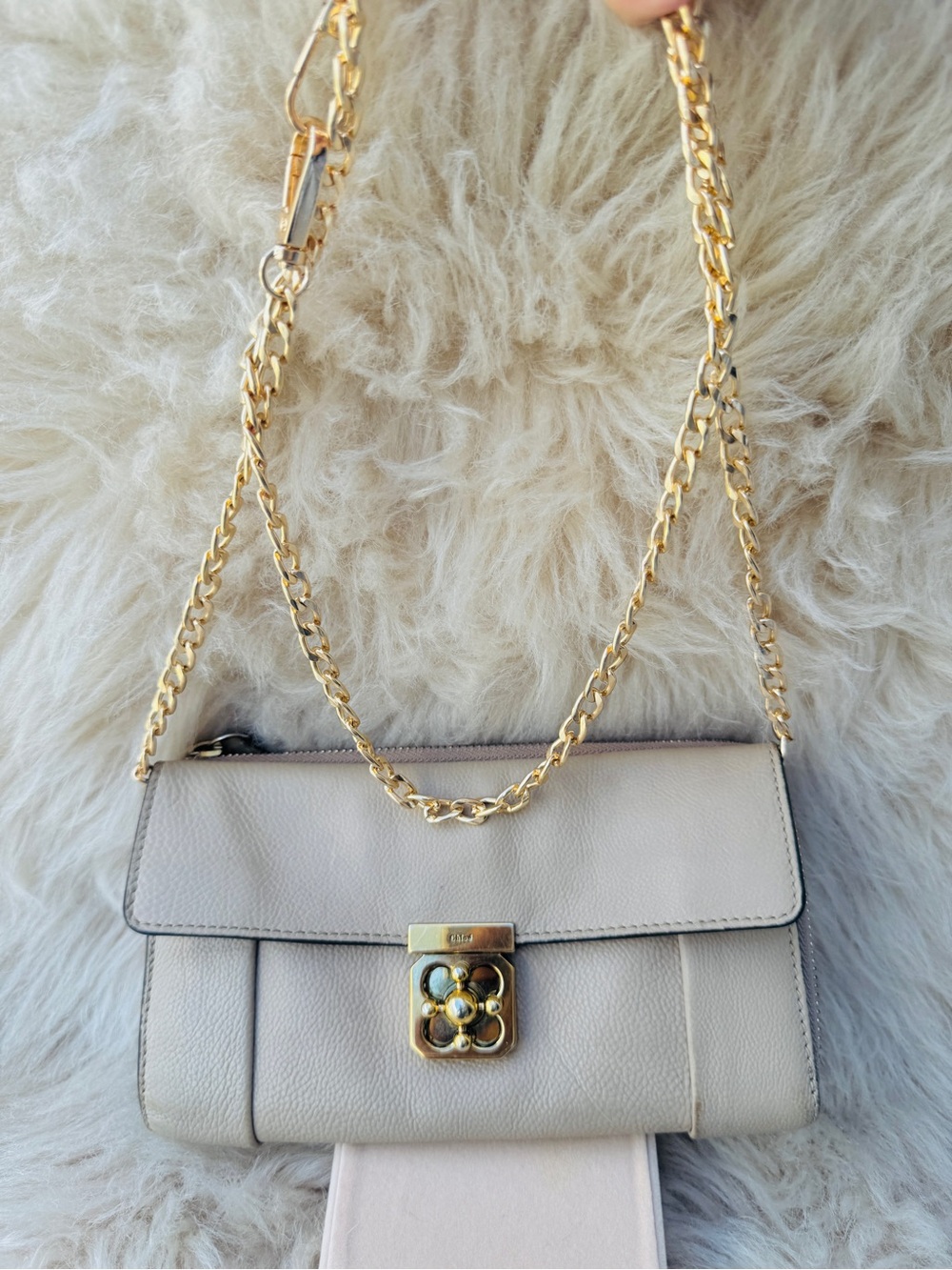 Vintage Chloé Elsie Turn-lock Wallet.